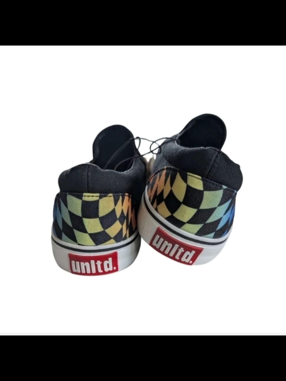 Ecko Unltd Trippy Checkerd Slip-ons Men's Size 9 NEW!